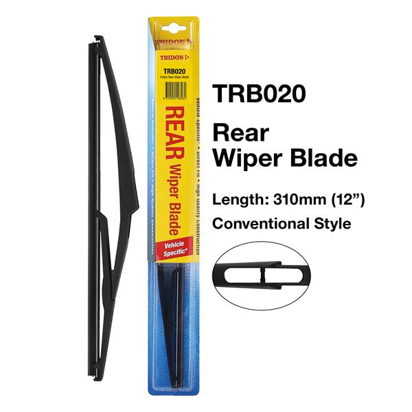Tridon Rear Wiper Blade - TRB001 - A1 Autoparts Niddrie
