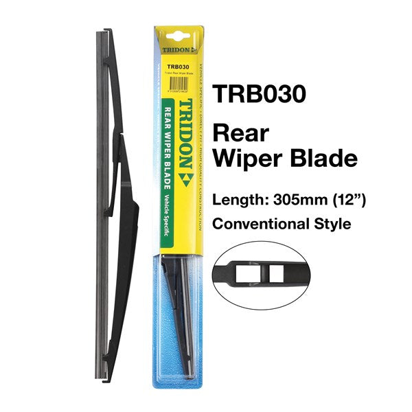 Tridon Rear Wiper Blade - TRB001 - A1 Autoparts Niddrie
