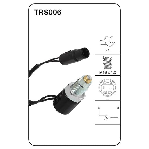 Tridon Reverse Light Switch - TRS006 - A1 Autoparts Niddrie