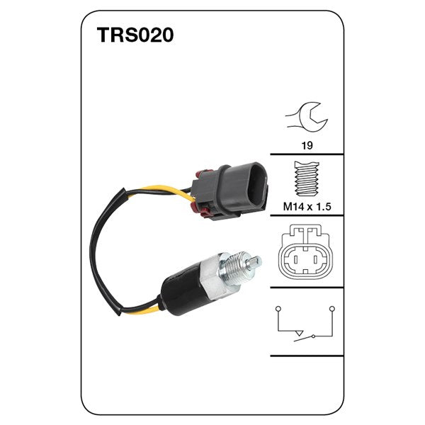 Tridon Reverse Light Switch - TRS020 — A1 Autoparts Niddrie