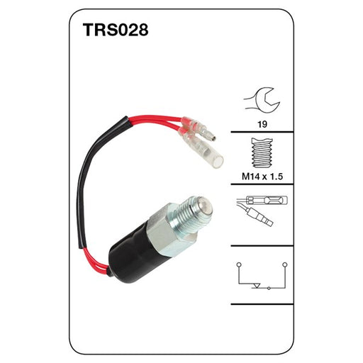 Tridon Reverse Light Switch - TRS028 - A1 Autoparts Niddrie