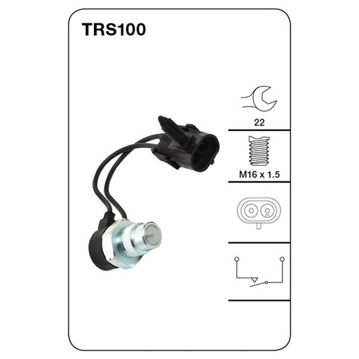 Tridon Reverse Light Switch - TRS100 - A1 Autoparts Niddrie