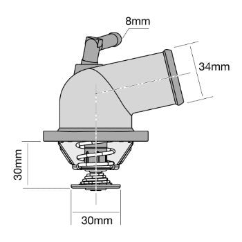 Tridon Thermostat - TT1174-198P - A1 Autoparts Niddrie
