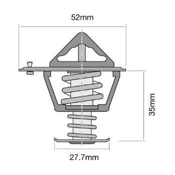 Tridon Thermostat - TT242-180P - A1 Autoparts Niddrie
