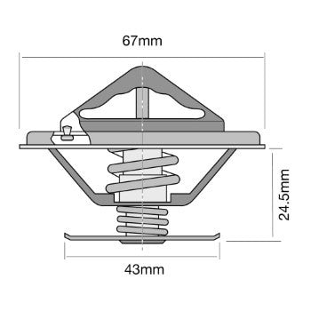 Tridon Thermostat - TT248-180P - A1 Autoparts Niddrie
