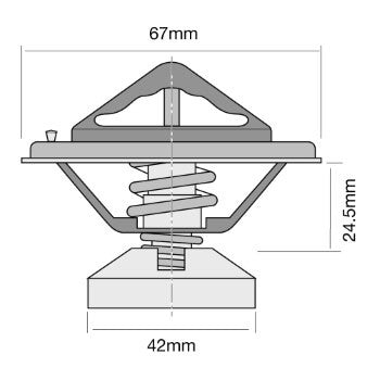Tridon Thermostat - TT251-180P - A1 Autoparts Niddrie
