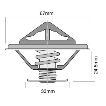 Tridon Thermostat - TT273-180P - A1 Autoparts Niddrie

