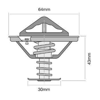 Tridon Thermostat - TT297-180P - A1 Autoparts Niddrie
