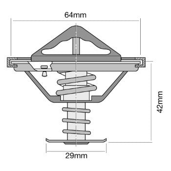 Tridon Thermostat - TT301-180P - A1 Autoparts Niddrie

