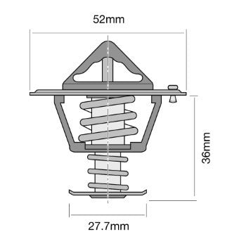 Tridon Thermostat - TT328-170P - A1 Autoparts Niddrie
