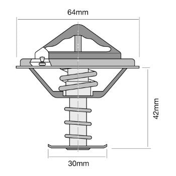Tridon Thermostat - TT332-180P - A1 Autoparts Niddrie
