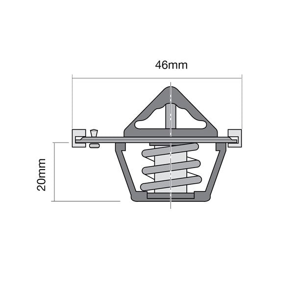 Tridon Thermostat - TT340-195P - A1 Autoparts Niddrie