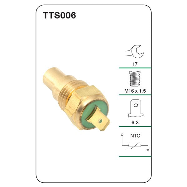 Tridon Water Temperature Sensor - TTS006 - A1 Autoparts Niddrie