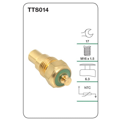 Tridon Water Temperature Sensor - TTS014 - A1 Autoparts Niddrie