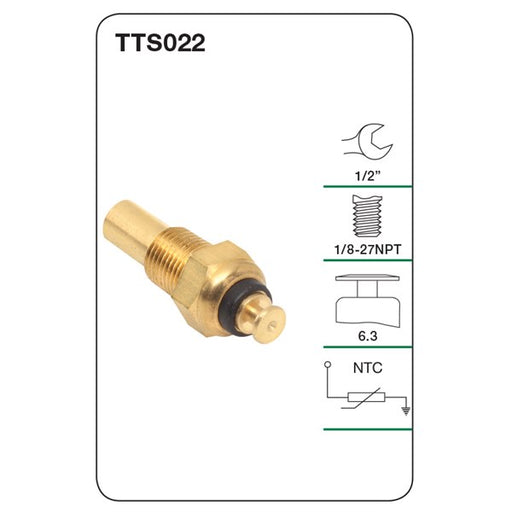 Tridon Water Temperature Sensor - TTS022 - A1 Autoparts Niddrie