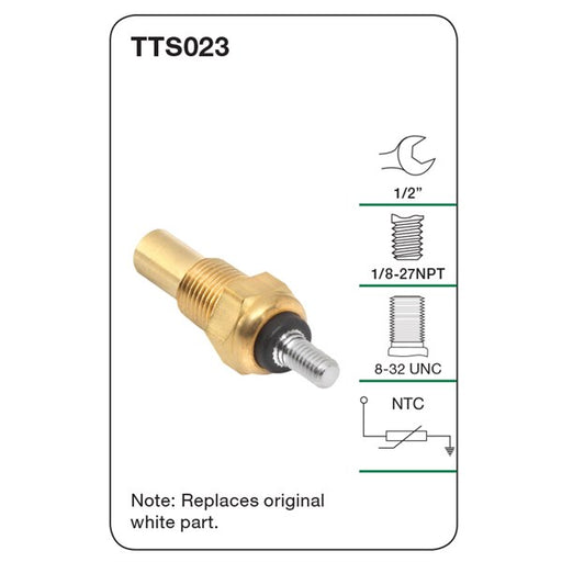 Tridon Water Temperature Sensor - TTS023 - A1 Autoparts Niddrie