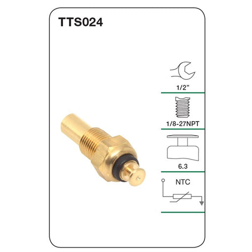 Tridon Water Temperature Sensor - TTS024 - A1 Autoparts Niddrie