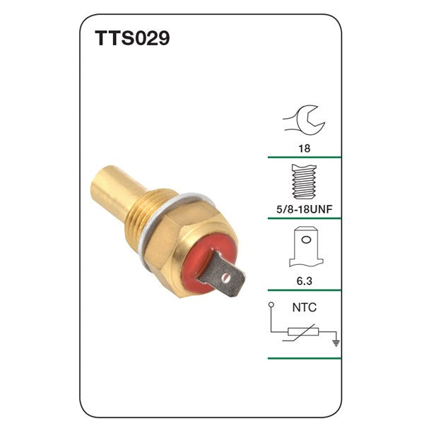 Tridon Water Temperature Sensor - TTS029 - A1 Autoparts Niddrie