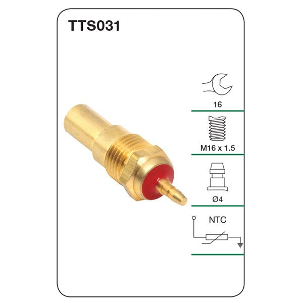 Tridon Water Temperature Sensor - TTS031 - A1 Autoparts Niddrie