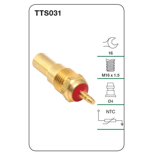 Tridon Water Temperature Sensor - TTS031 - A1 Autoparts Niddrie