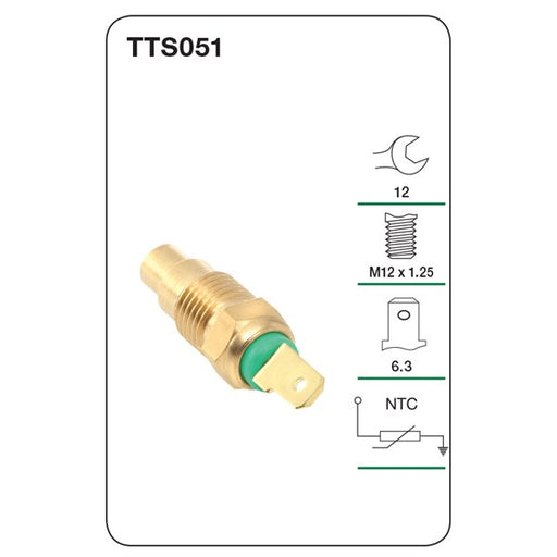 Tridon Water Temperature Sensor - TTS051 - A1 Autoparts Niddrie