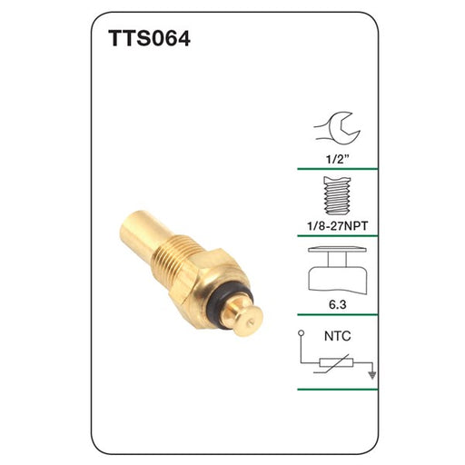 Tridon Water Temperature Sensor - TTS064 - A1 Autoparts Niddrie
