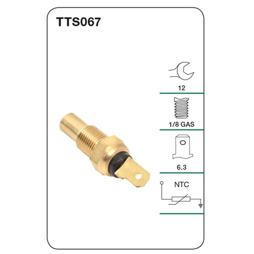 Tridon Water Temperature Sensor - TTS067 - A1 Autoparts Niddrie