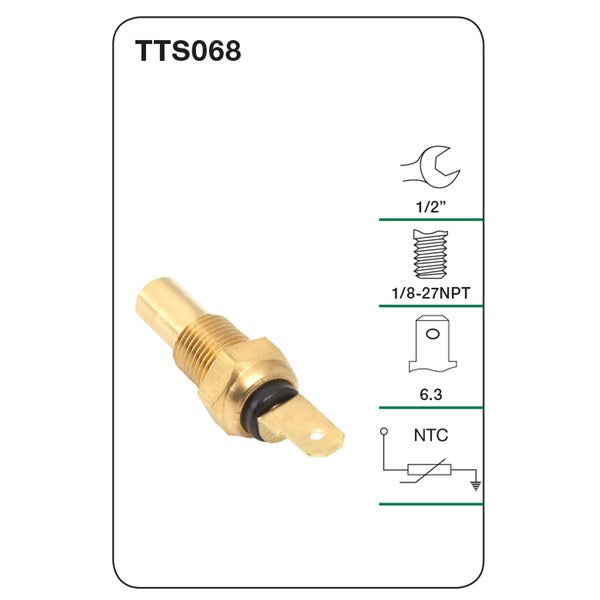 Tridon Water Temperature Sensor - TTS068 - A1 Autoparts Niddrie