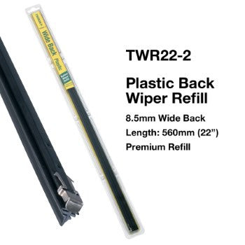 Tridon Plastic Back Wiper Refills - TWR22-2 - A1 Autoparts Niddrie
